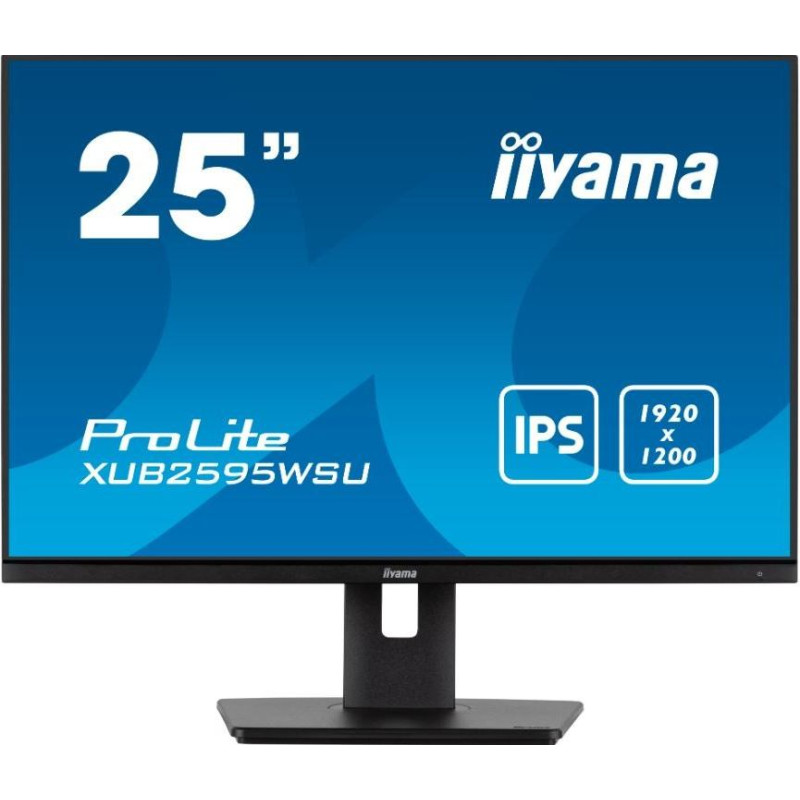 Iiyama Monitor 25 cali xub2595wsu-b5 ips.pivot.16:10.usb.dp.hdmi.vga.2x2w.  300(cd/m2).has(150mm)