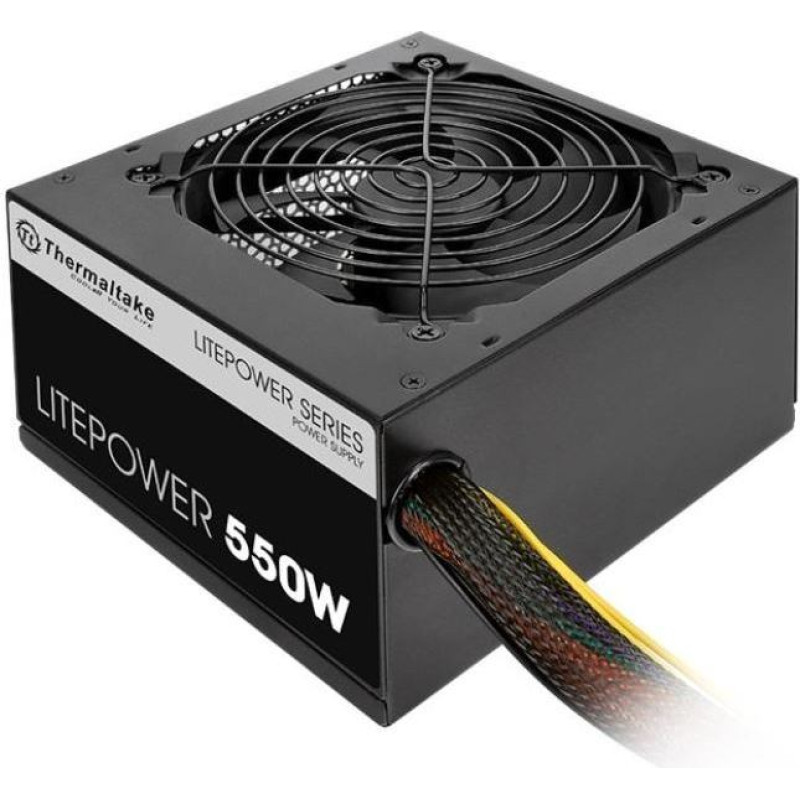 Thermaltake Litepower ii black 550w (active pfc, 2xpeg, 120mm, single rail)