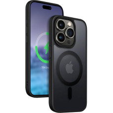 Crong Etui hybrid frost mag cover iphone 15 pro magsafe czarne