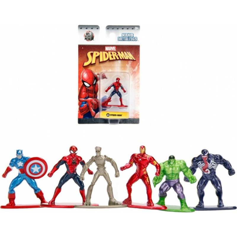 Jada Toys Marvel figurki nano 6-rodzajów