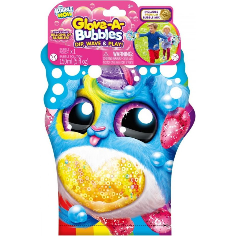 Zuru Bubble Wow Rękawica do bąbelkow rainbocorns