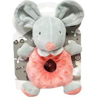 Tulilo Grzechotka myszka 18 cm brzoskwiniowa