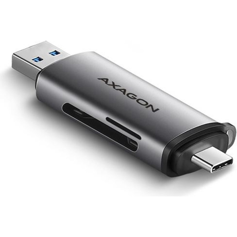 Axagon Cre-sac czytnik kart zewnętrzny usb3.2 gen 1 type-c + type-a sd/microsd