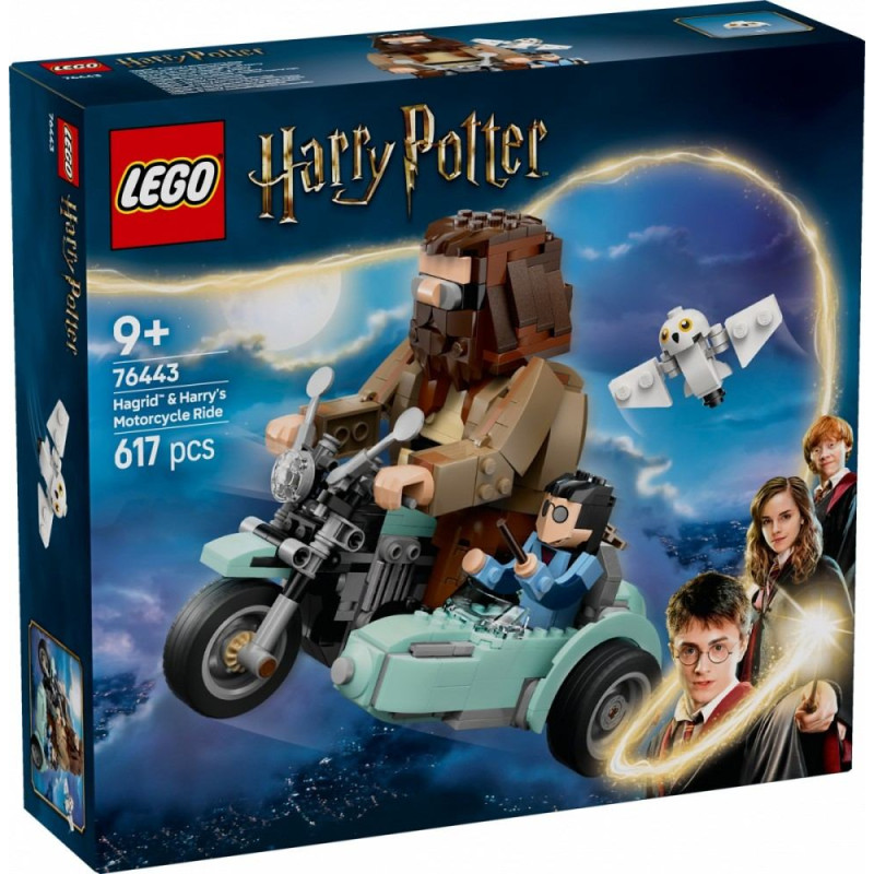 Lego Klocki harry potter 76443 przejażdżka motocyklowa hagrida i harry'ego