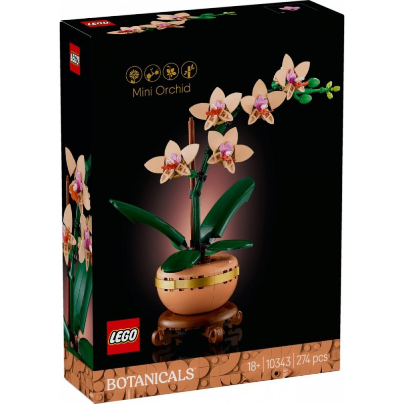 Lego Klocki botanicals 10343 mała orchidea
