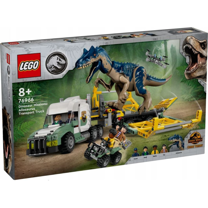 Lego ® Jurassic World: Chaos Theory - Dinosaur Missions Allosaurus Transport Truck (76966)