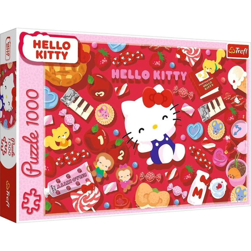 Trefl Puzzle 1000 elementów hello kitty