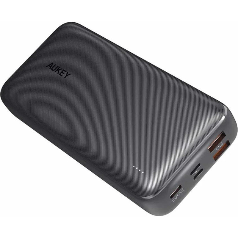 Aukey Pb-n74s power bank | 20000 mah | 5xusb | quick charge 3.0 | power delivery 3.0 | 22.5w | scp | led | kabel usb-c