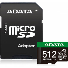 Adata Karta microsd speed plus 512gb uhs1 u3 v30 a2 180/160 mb/s