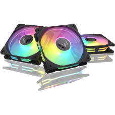 Asus Wentylator asus tuf gaming tr120 argb reverse black 3in1