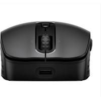 Hewlett-Packard Mysz hp 690 qi-charging rechargeable wireless mouse black bezprzewodowa z akumulatorem czarna 7m1d4aa