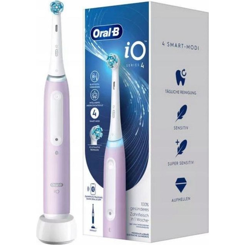 Braun oral-b szczoteczka elektryczna io4 lawendowa