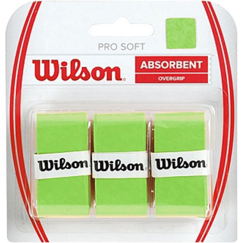 Wilson Wraps Wilson Pro Soft Overgrip 3pcs WRZ4040LI