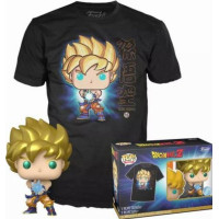 Funko Pop!  Tee (Adult): Dragon Ball Z - Goku (Wave) (Glows in the Dark) (Special Edition)Vinyl Figure  T-Shirt (XL)