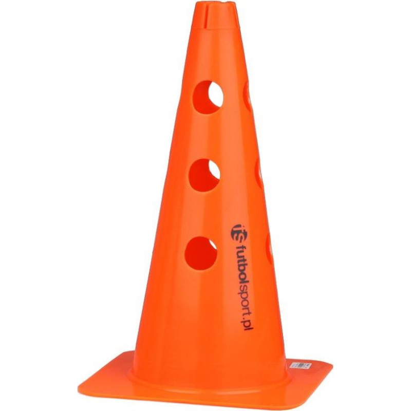 Orange cone with holes 37.5 cm (37,5 cm)