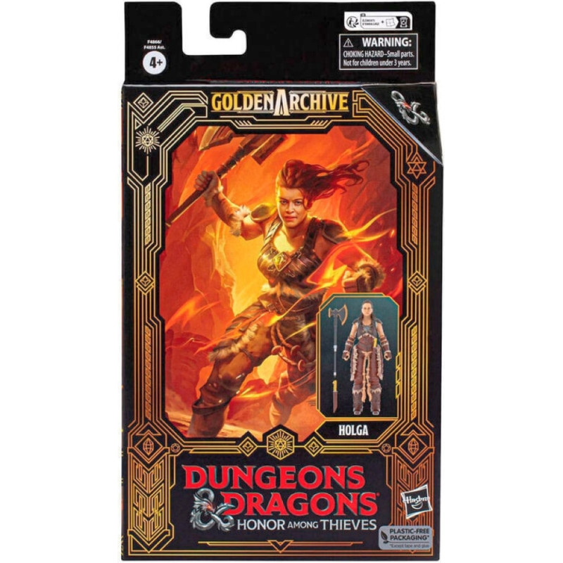 Hasbro Fans - Dungeons  Dragons Honor Among Thieves: Golden Archive Action Figure - Holga (F4866)