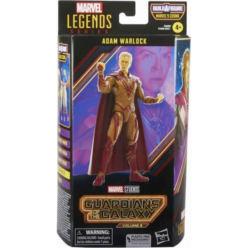 Hasbro Fans Marvel Legends Series: Guardians of the Galaxy Volume 3 - Adam Warlock Action Figure (Build-A-Figure) (15cm) (F6609)