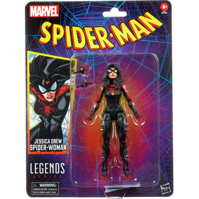 Hasbro Fans Marvel Legends Series: Spider-Man - Jessica Drew Spider-Woman Action Figure (15cm) (F6569)