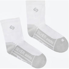 Inmove Athletic D.Silver M socks INMOVEATHLETICD.SILVER White/Grey (44 / 46)
