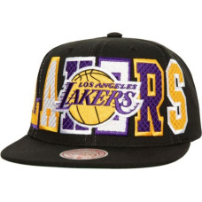 Mitchell & Ness Varsity Bust Snapback Los Angeles Lakers Cap HHSS6461-LALYYPPPBLCK (OSFM)