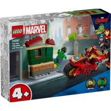 Lego ® Marvel: Iron Man with Bike and The Hulk (76287)