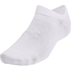 Under Armour Under Armor Essential 6 Pack No Show socks 1382611 100 (L)