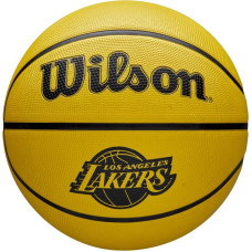 Wilson NBA Team Tribute Solid Los Angeles Lakers Ball WZ4025414XB Basketball Ball (5)