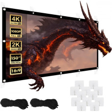 Maclean Ekran projekcyjny 150 cali 330x187cm, mc-167