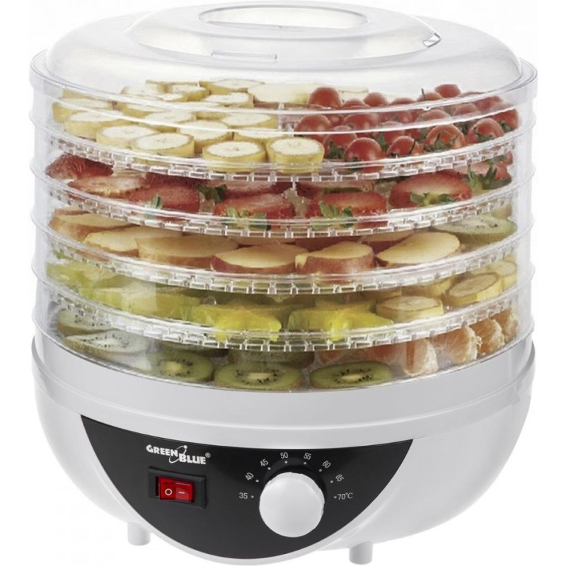 Greenblue Suszarka spożywcza do grzybów, warzyw i owoców 5 sit gb195