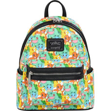 Loungefly Pokemon: Pikachu And Starters Aop Mini Backpack (PMBK0331)