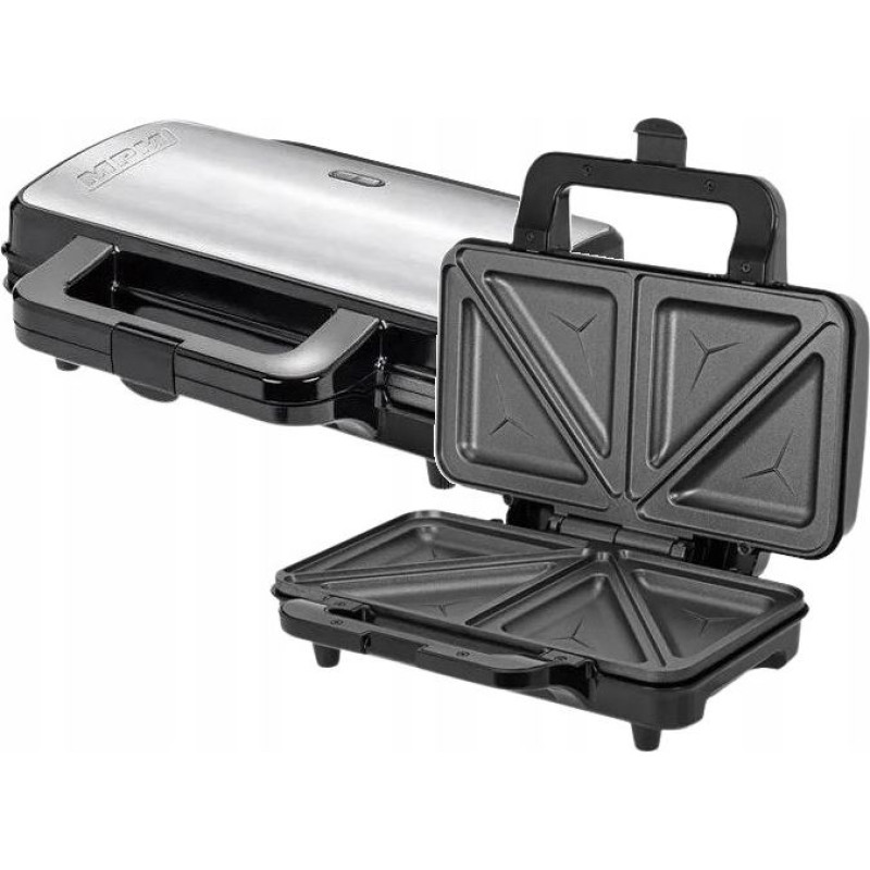 MPM Opiekacz mpm mop-20m (900w srebrno-czarny)