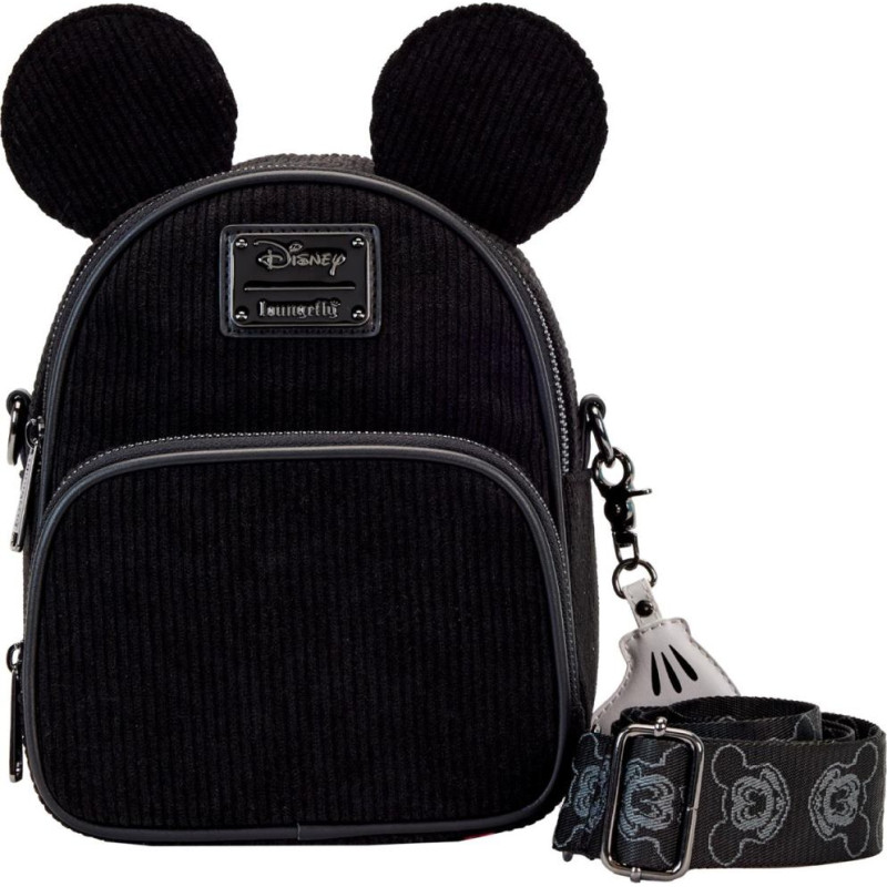 Loungefly Disney 100th: Mickey Mouse Corduroy Convertible Crossbody (WDTB3207)