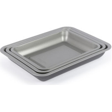 Salter BW13675 Essentials 3-Piece Roasting Tray Set
