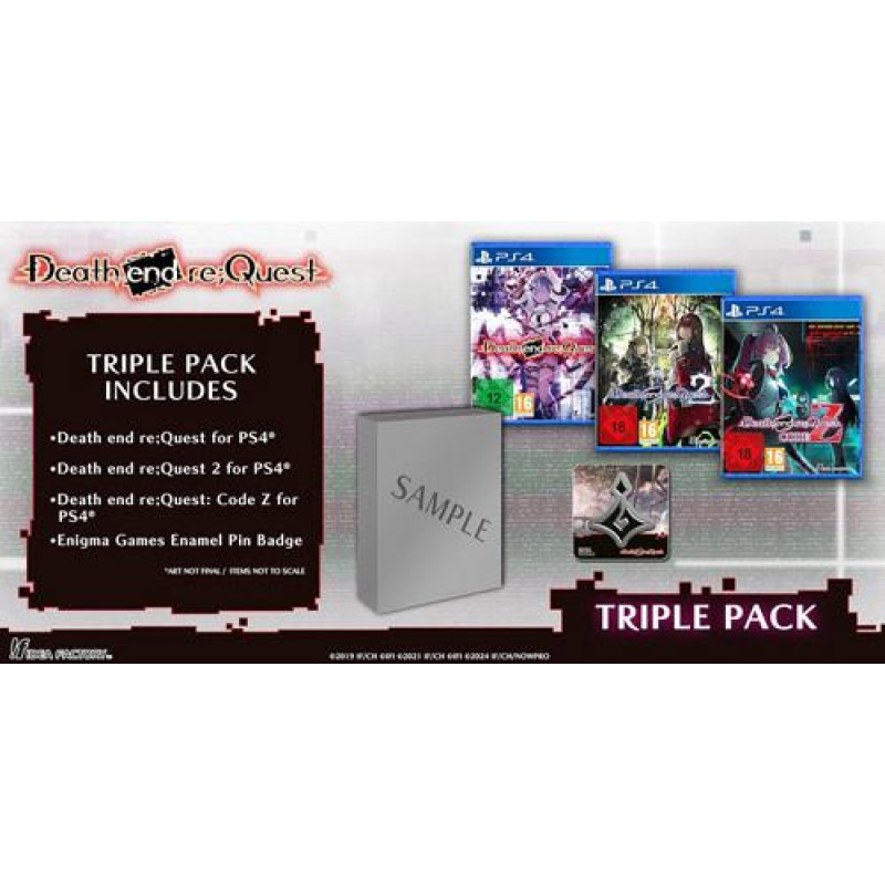 PS4 Death end re:Quest Triple Pack Playstation 4 video spēle