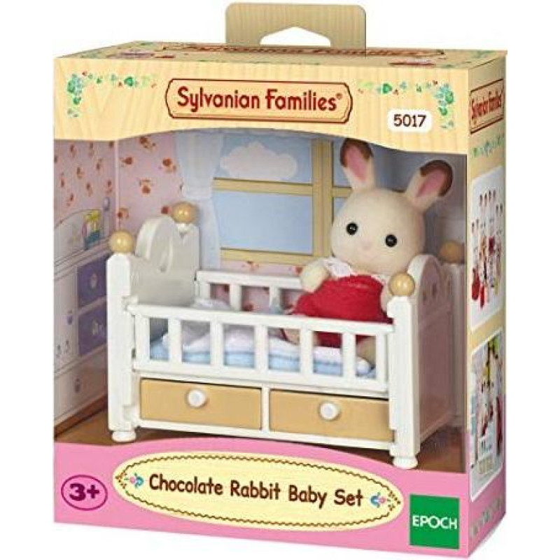 Sylvanian Families - Chocolate Rabbit Baby Set - Toy - rotaļlieta