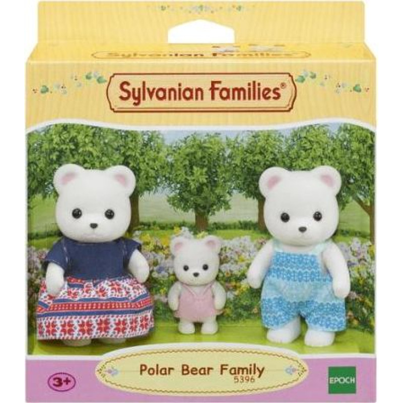 Sylvanian Families - Polar Bear Family (3 Figures) - Toy - rotaļlieta