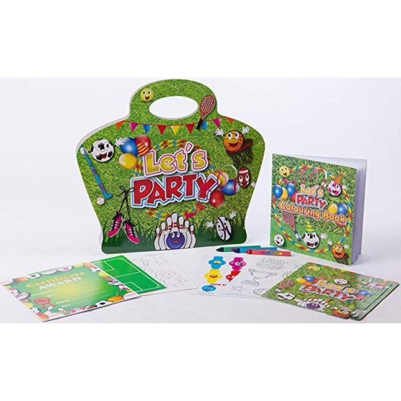 Craftis BIGB007 Pre-Filled Party Bag, Green - Toy - rotaļlieta