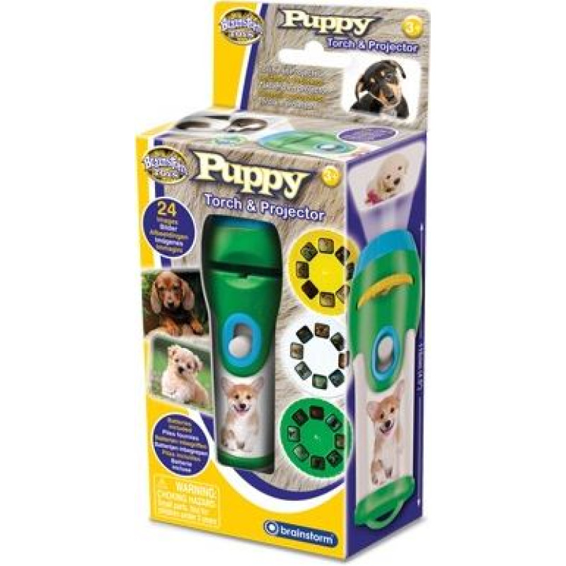Mg Dystrybucja Latarka i projektor brainstorm - szczeniaki