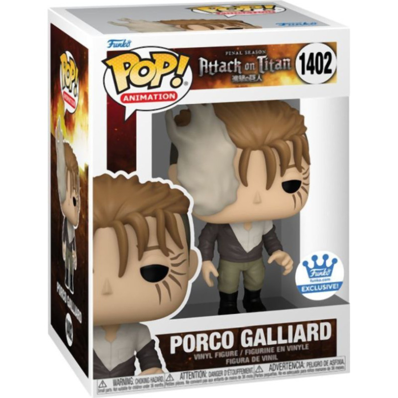 Funko Pop! Animation: Attack on Titan S4 - Porco Galliard (Special Edition) #1402 Vinyl Figure