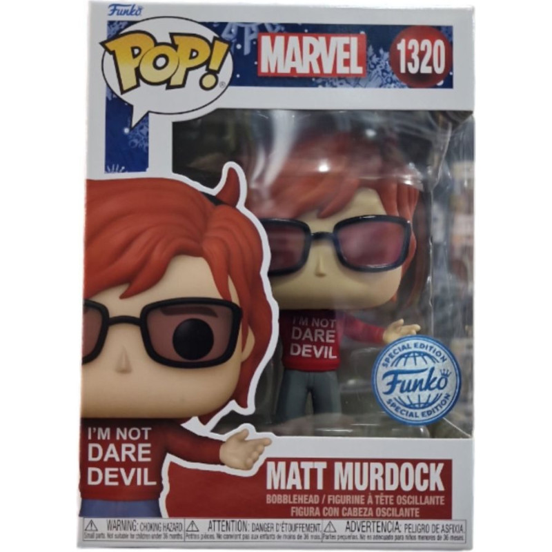 Funko Pop! Marvel: Matt Murdock (Im Not Daredevil) (Special Edition) #1320 Bobble-Head Vinyl Figure