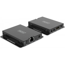 Digitus Przedłużacz/extender hdmi 4k120hz 40m po skrętce hdcp 2.3 ir edid (zestaw)
