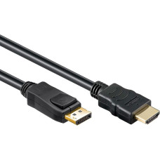 Gembird Kabel gembird cc-dp-hdmi-6 (displayport m - hdmi m; 1,8m; kolor czarny)