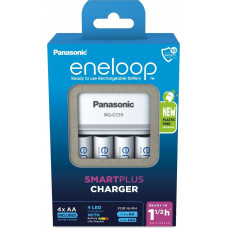 Panasonic Ładowarka panasonic smartplus + 4x aa eneloop 2000 mah