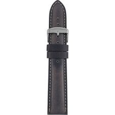 Iron Annie Leather Strap, Dark Blue, 22mm