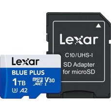 Lexar Karta pamięci microsd 1tb c10 a2 u3 v30 170mb/s blue plus