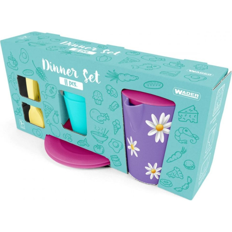 Wader Party time zestaw naczyń obiadowy mały