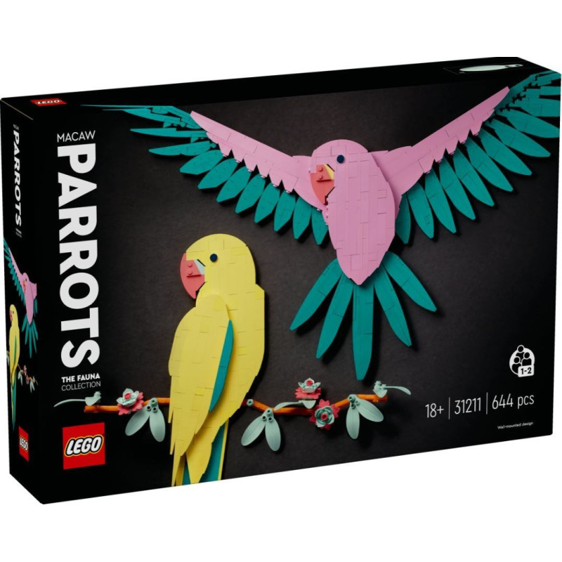Lego ® Art: The Fauna Collection – Macaw Parrots (31211)