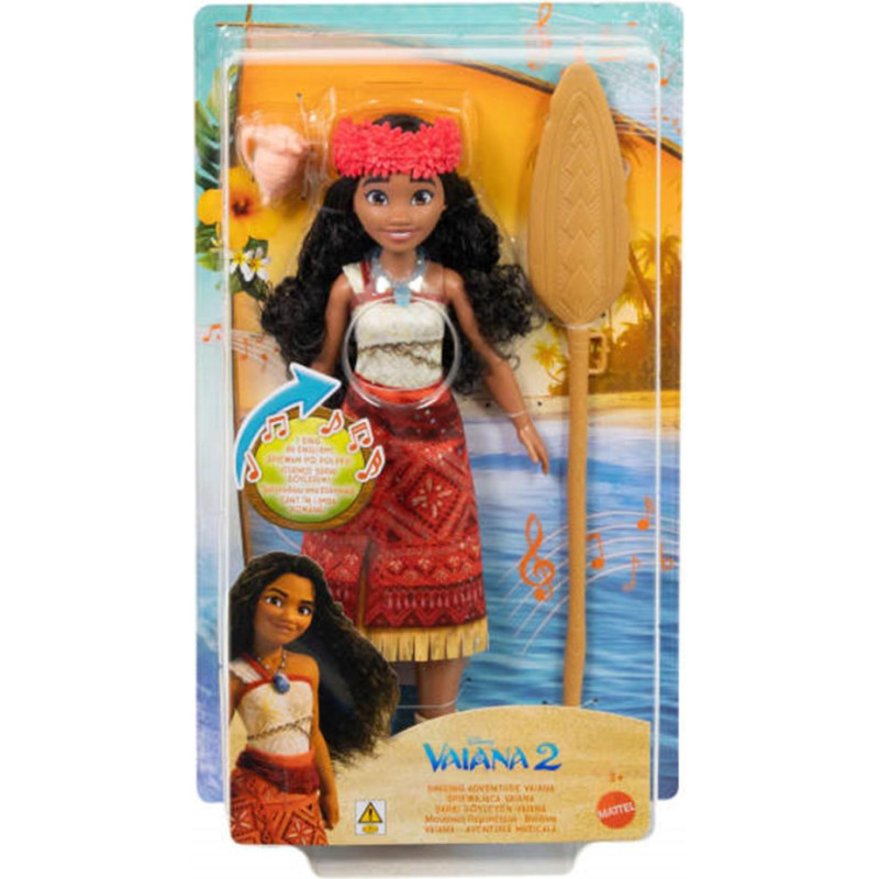 Mattel Disney: Disney Vaiana Singing Doll (Greek Singing) (JHH26)