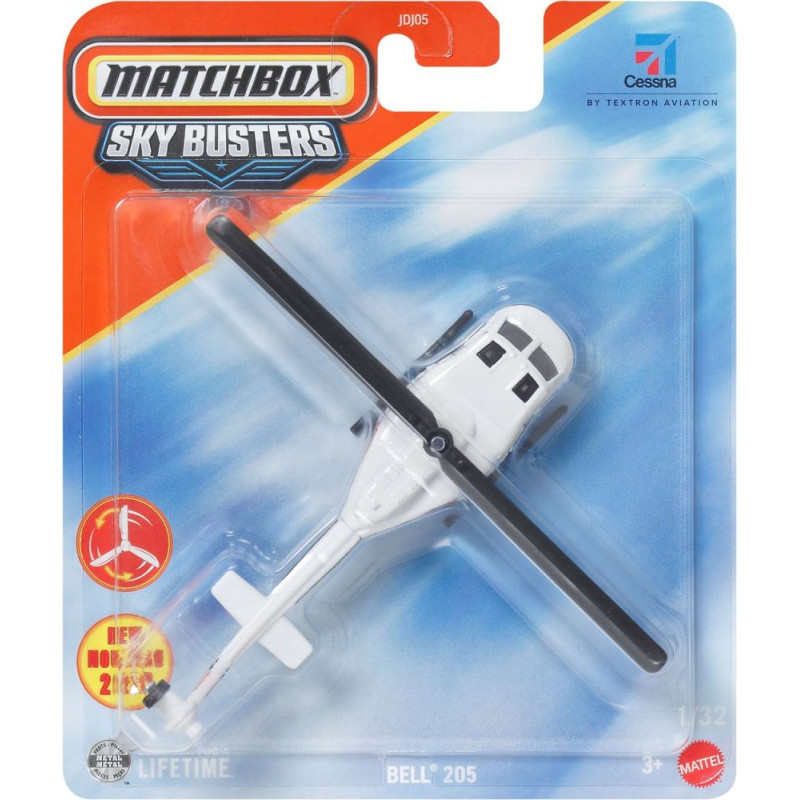 Mattel Matchbox Sky Busters: Bell 205 Vehicle (JJW13)