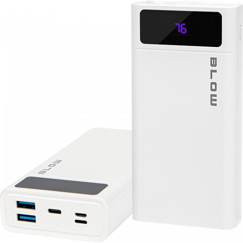 Blow power bank 20000mah qc+pd 20w + lightning biały pb20e